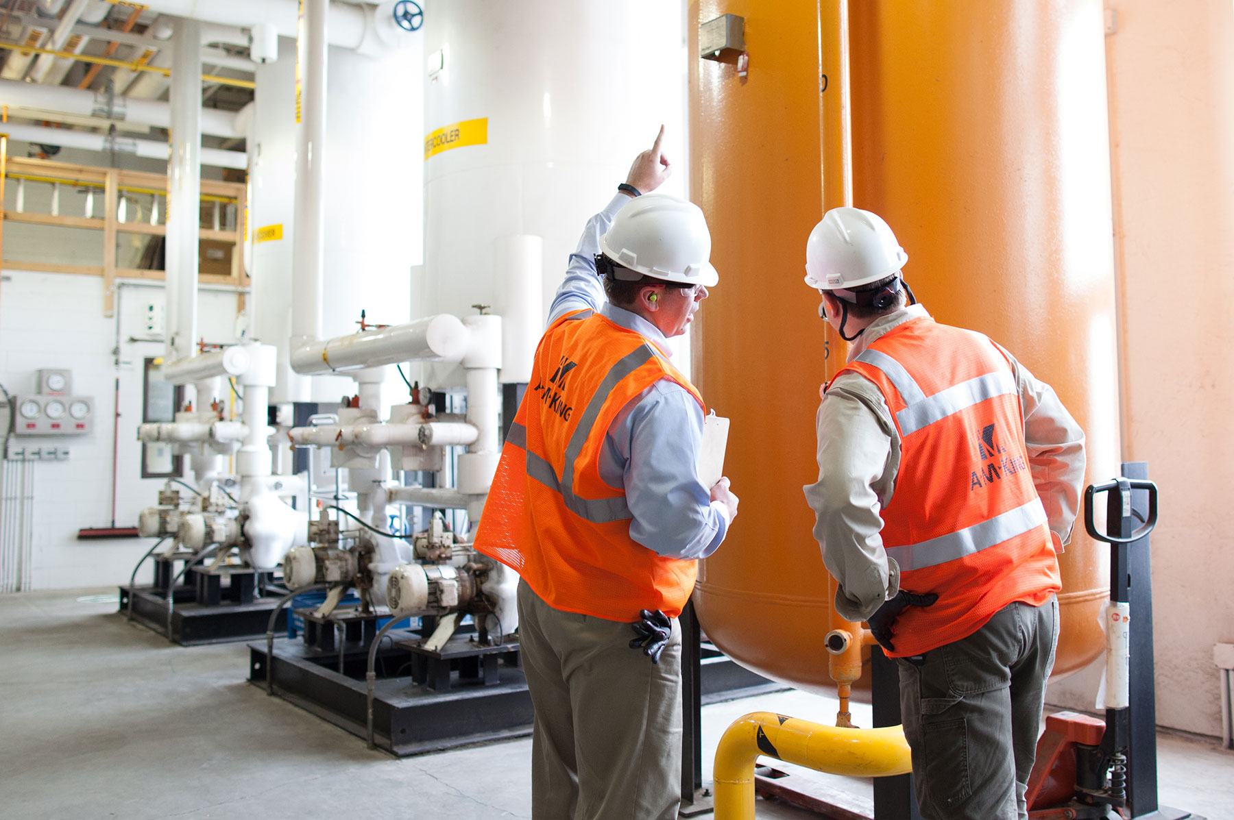 COMAC engineers inspecting MEP systems